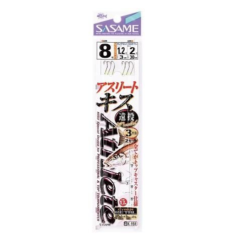 ささめ針 アスリートキス3本遠投キス K-151 - 玉屋釣具店 通販