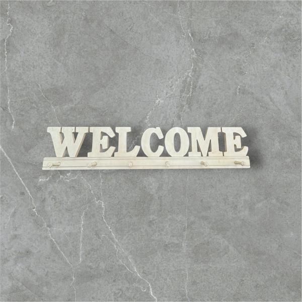 ウェルカム ドアプレート & ウォールフック (キーフック)  オーダー受付 ♪ Amazon.co.jp: Toivexa かわいい ウェルカムプレート ドア