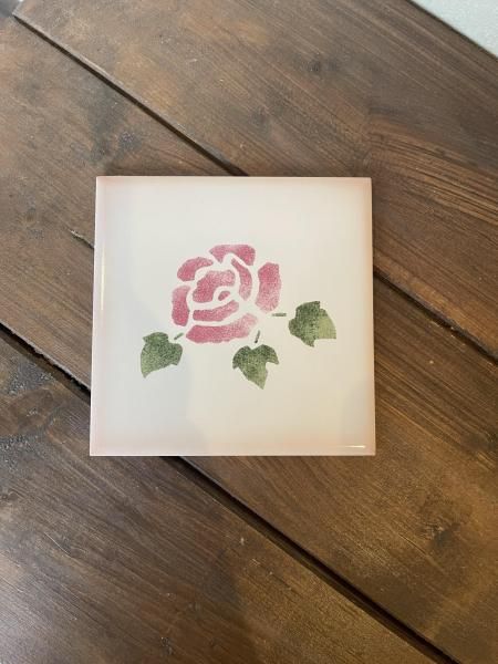 マニー陶器タイル | ローズ - おうちデコ雑貨のお店Larasaraca通販