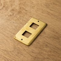 GOLD SWITCH COVER （2穴）