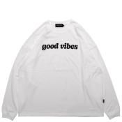 GOOD VIBES LONGTEE / White