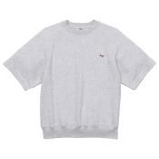 <p>HALF SLEEVE SWEATSHIRT / Ash</p>