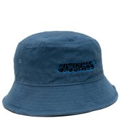 <p>Bomb Logo Bucket Hat / Deep Blue</p>