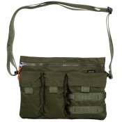 <p>Multi-pocket shoulder bag / Army Green</p>