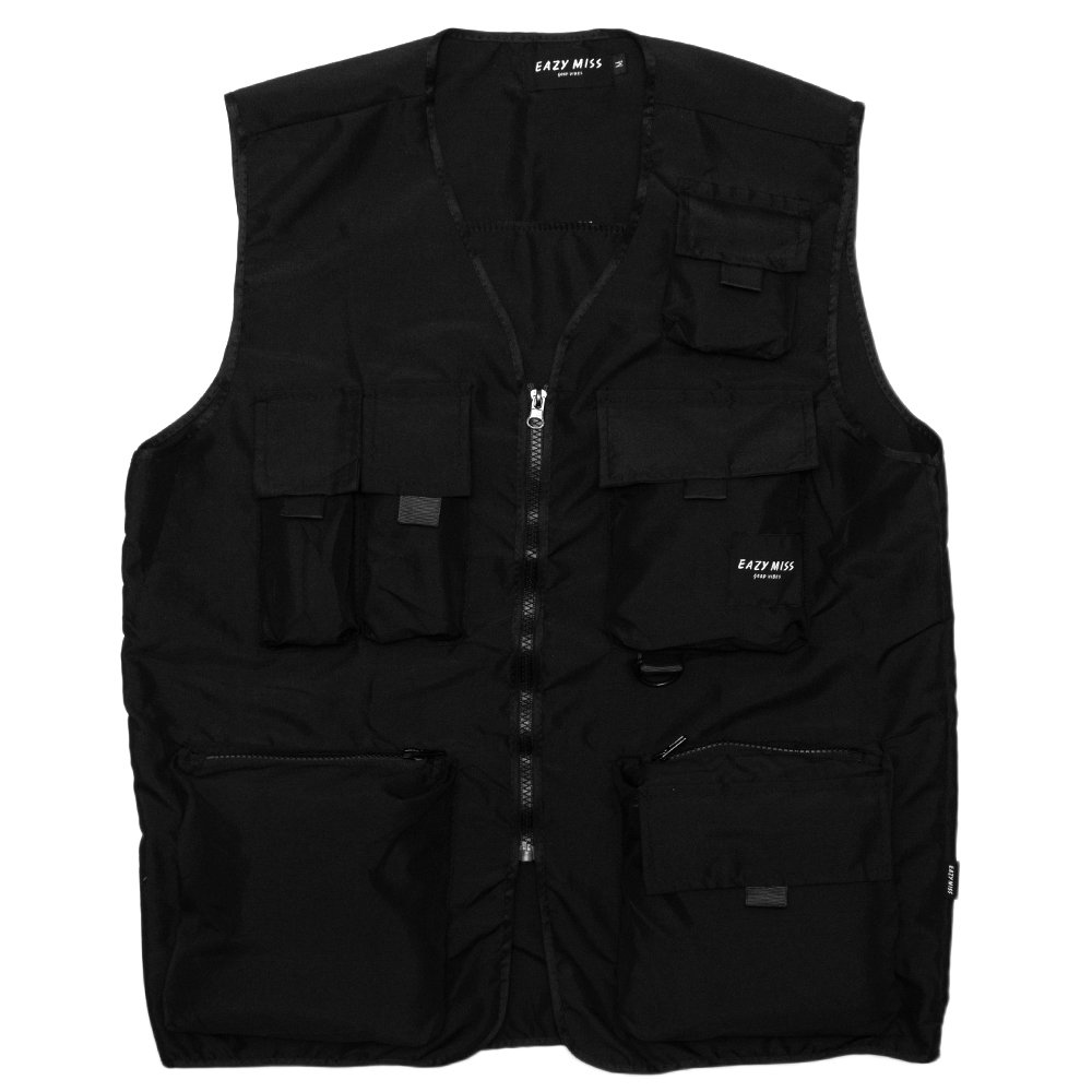 Multi-Pocket Vest / Black - RESUNCE Co., Ltd.