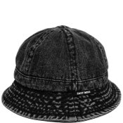 <p>Denim Bell Hat / Black</p>
