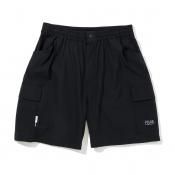 <p>NEWPOLER  LESQUE Stretch Cargo Shorts / Black</p>