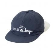 <p>NEWPOLER  LESQUE Nylon Logo Cap / Black Navy</p>