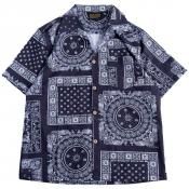 <p><img class='new_mark_img1' src='https://img.shop-pro.jp/img/new/icons5.gif' style='border:none;display:inline;margin:0px;padding:0px;width:auto;' />Bandana Pattern Open Collar Shirt</p>