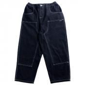 <p><img class='new_mark_img1' src='https://img.shop-pro.jp/img/new/icons5.gif' style='border:none;display:inline;margin:0px;padding:0px;width:auto;' />Wide Fit Stitch Denim Pants / Black</p>