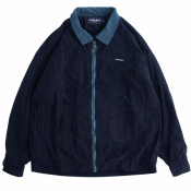 <p><img class='new_mark_img1' src='https://img.shop-pro.jp/img/new/icons5.gif' style='border:none;display:inline;margin:0px;padding:0px;width:auto;' />Contrast Zip Jacket / Dark Navy</p>