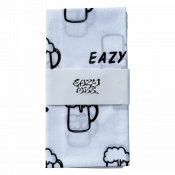 <p>BEER PATTERN TENUGUI / White</p>