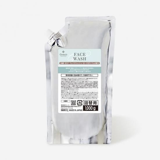 フェイスウォッシュ ローズゼラニウムの香り 1000g GemiD (1本)