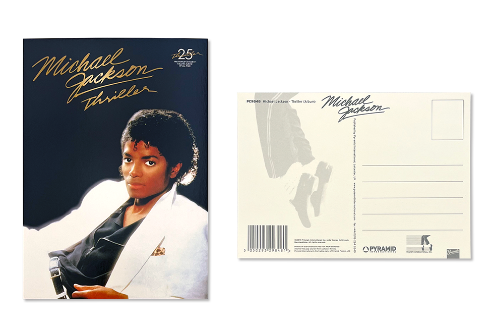 MUSIC＆ARTポストカード　マイケルジャクソン - 世界の音楽ギフトショップ レオノーレ