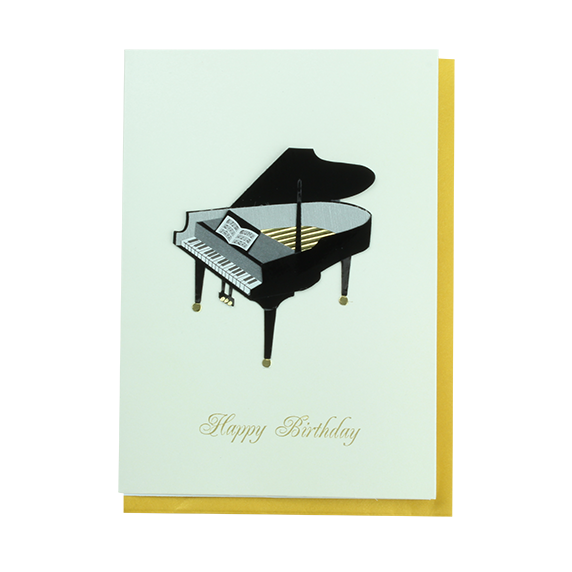 グリーティングカード フォトフレームピアノ 世界の音楽ギフトショップ レオノーレ