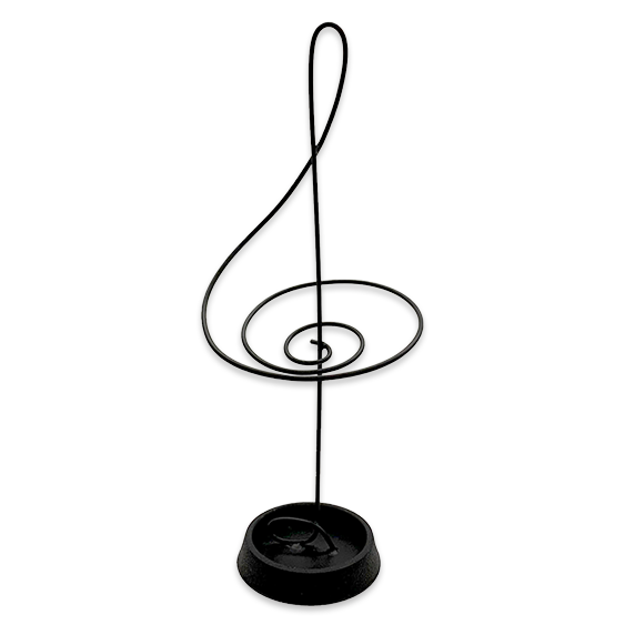 ト音記号スタンド ブラック 世界の音楽ギフトショップ レオノーレ ト音記号スタンド ブラック 世界の音楽ギフトショップ レオノーレ