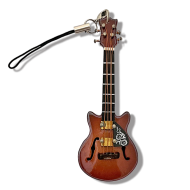 木製楽器ストラップ　エレキギター　ギブソンタイプ