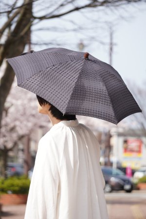 【Bon Bon Store】スクエアエンブロイダリー日傘