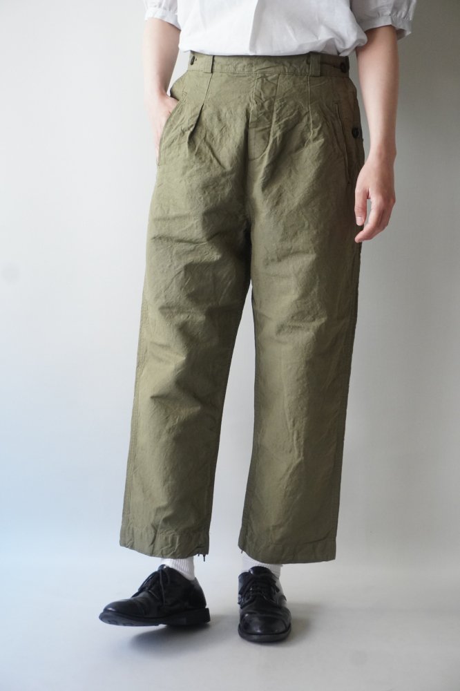 outil pantalon limogesミリタリーパンツ カーキ 軍パン - パンツ