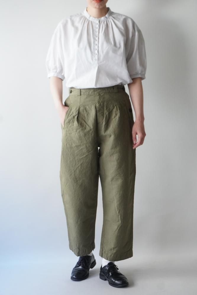 【OUTIL】PANTALON LIMOGES to OLIVE - store room online shop｜ストアルーム