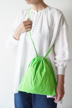 【formuniform】Drawstring Bag SS with starap to Neon Green