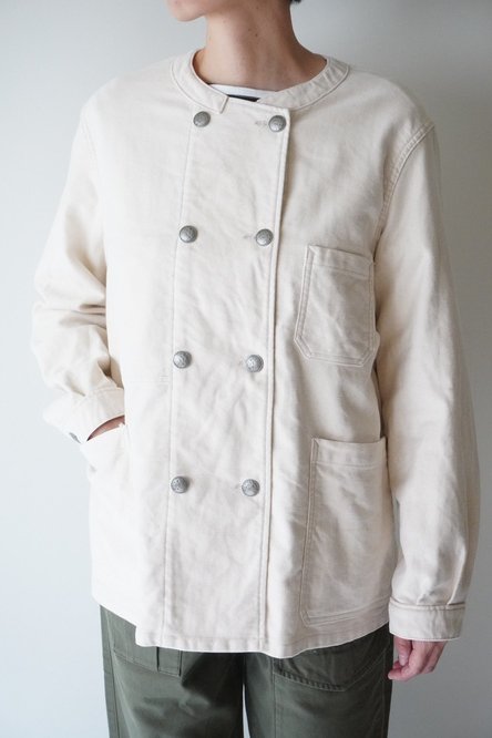 【Nigel Cabourn】FRENCH WORK DOUBLE BREAST JACKET-MOLESKIN - store room  online shop｜ストアルーム