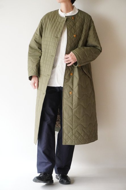 Nigel Cabourn】GAS PROTECT COAT JACQUARDQUILT - store room online