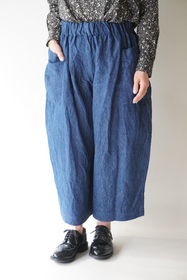 【Atelier d'antan】 Perriere　Linen Denim Pants - store room online shop｜ストアルーム