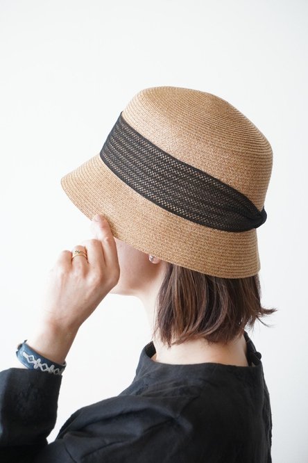 【mature ha.】paper abaca bucket hat - store room online shop｜ストアルーム