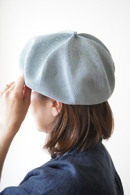 【mature ha.】beret top gather big silk - store room online shop｜ストアルーム