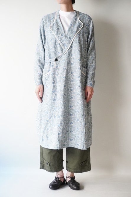 【OUTIL】robe clecy to Indigo jacquard - store room online shop｜ストアルーム