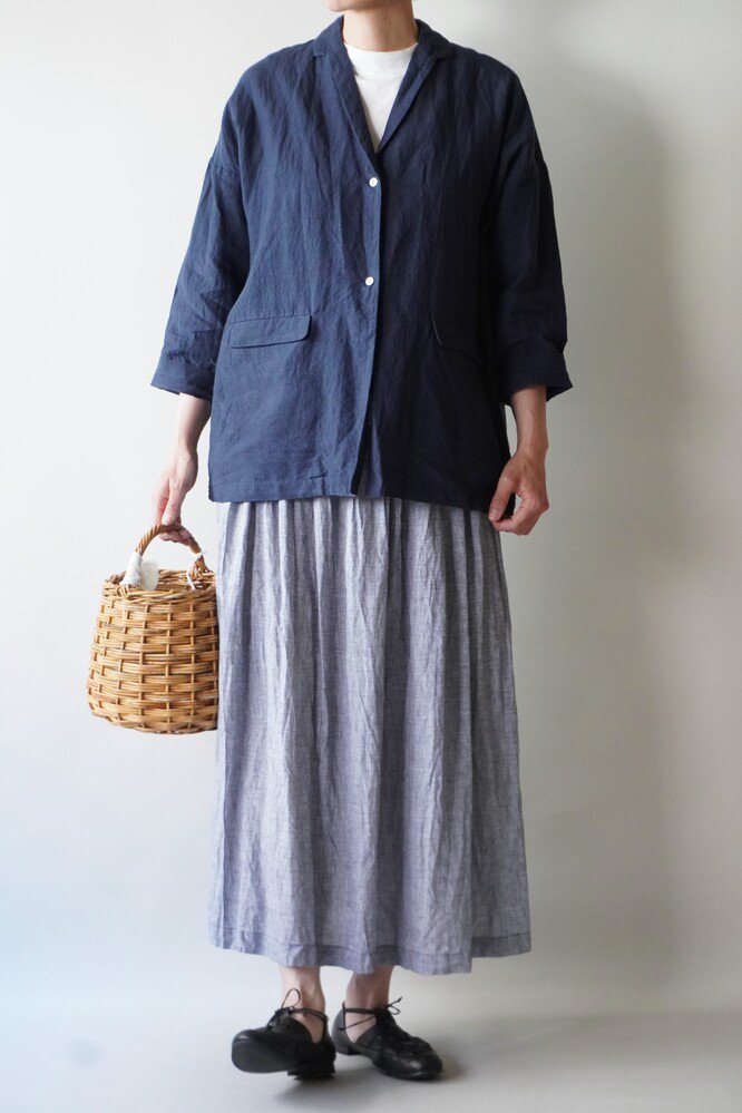 【Atelier d'antan】 Lepere Linen Jacket - store room online shop｜ストアルーム