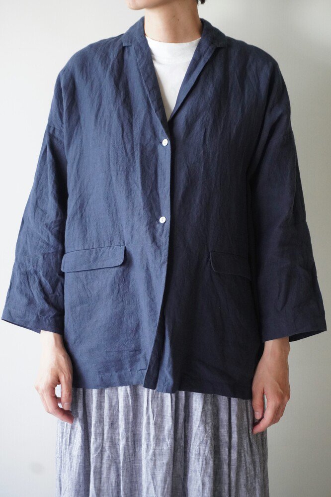 【Atelier d'antan】 Lepere Linen Jacket - store room online shop｜ストアルーム