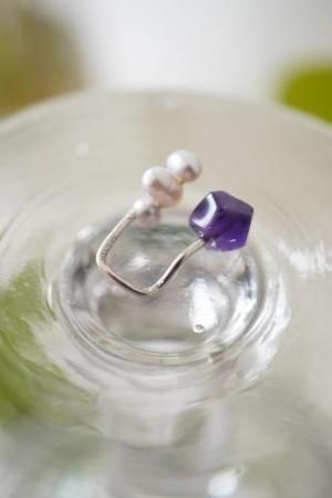<img class='new_mark_img1' src='https://img.shop-pro.jp/img/new/icons5.gif' style='border:none;display:inline;margin:0px;padding:0px;width:auto;' />Art Jewelry Marble2stone Purple 䡼å