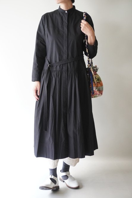 【Khadi and Co.】BRUGEL L.Canvas Cotton Dress - store room online shop｜ストアルーム