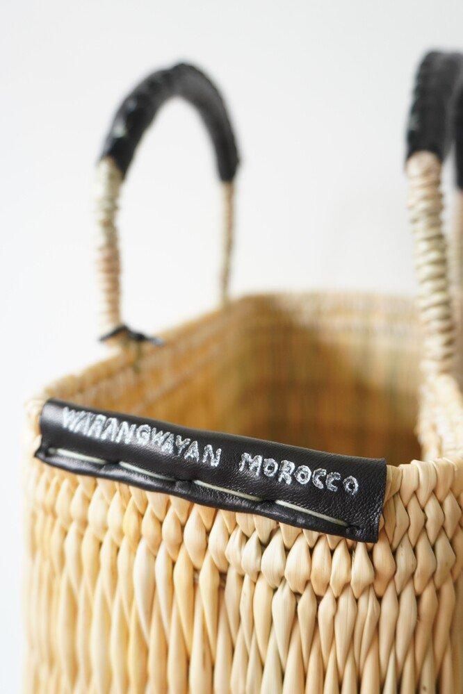 warang wayan morocco】ストローバスケット深型 S・M - store