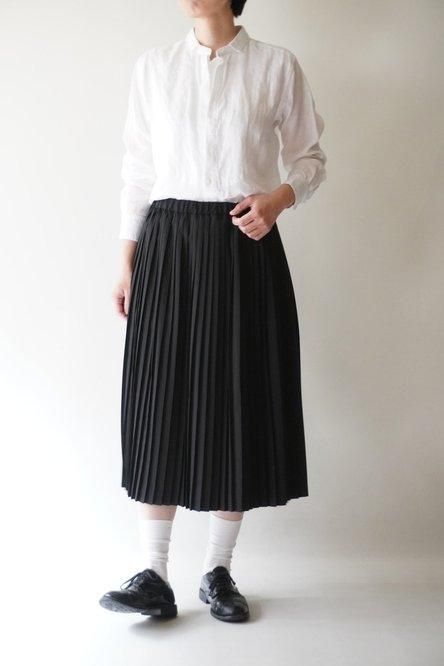 しーこcharge tier de vaisseauプリーツスカート Charpentier de Vaisseau / Pleated Skirt Wool Narrow ウール