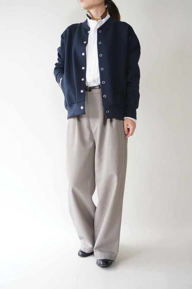 アピースオブライブラリー／リネン100% フロントフリルギャザーワンピース 長袖 アピースオブライブラリー／リネン100% フロントフリルギャザー