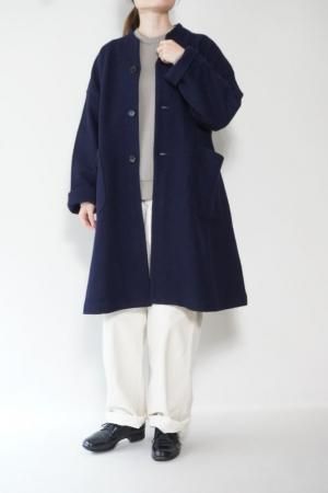 a piece of Library コットンウール タックシャツワンピース 2 A PIECE OF LIBRARY - store room online shop｜ストアルーム