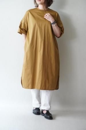 <img class='new_mark_img1' src='https://img.shop-pro.jp/img/new/icons5.gif' style='border:none;display:inline;margin:0px;padding:0px;width:auto;' />R&D.M.Co-G.D TWILL COTTON PULLOVER DRESS
