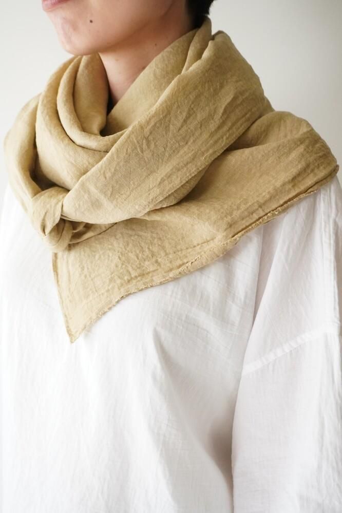 小物 TENDERLOIN  COTTON  STOLE TENDERLOIN COTTON 濁 STOLE GRAY