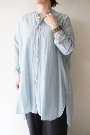 <img class='new_mark_img1' src='https://img.shop-pro.jp/img/new/icons5.gif' style='border:none;display:inline;margin:0px;padding:0px;width:auto;' />R&D.M.Co-G.D COTTON SILK STAND COLLAR SHIRT