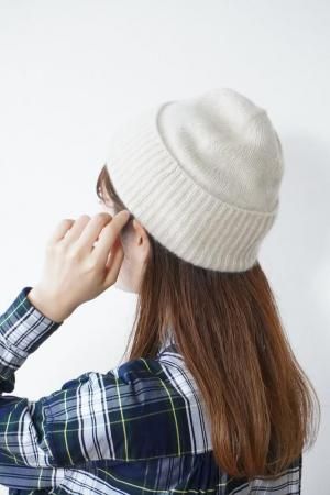 mature ha.knit cap -cashmere  yak