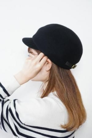 mature ha.dual layered knit casquette
