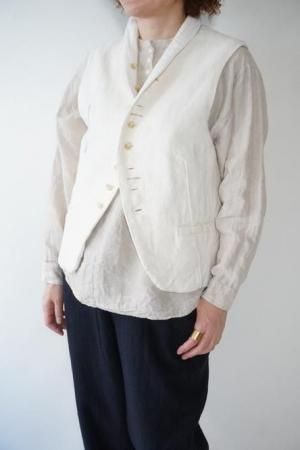 【GUPTIHA】TEORI Washed Twill Gilet
