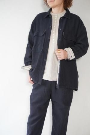 【GUPTIHA】TEORI Cotton Herringbone Jacket