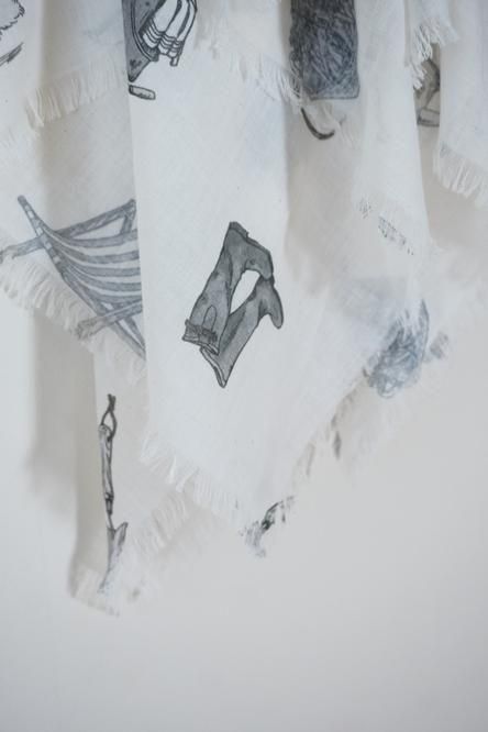 R&D.M.Co-☆GREAT GREEN THUMB GAUZE SHAWL R&D.M.Co-】GREAT GREEN THUMB GAUZE SHAWL - store room online