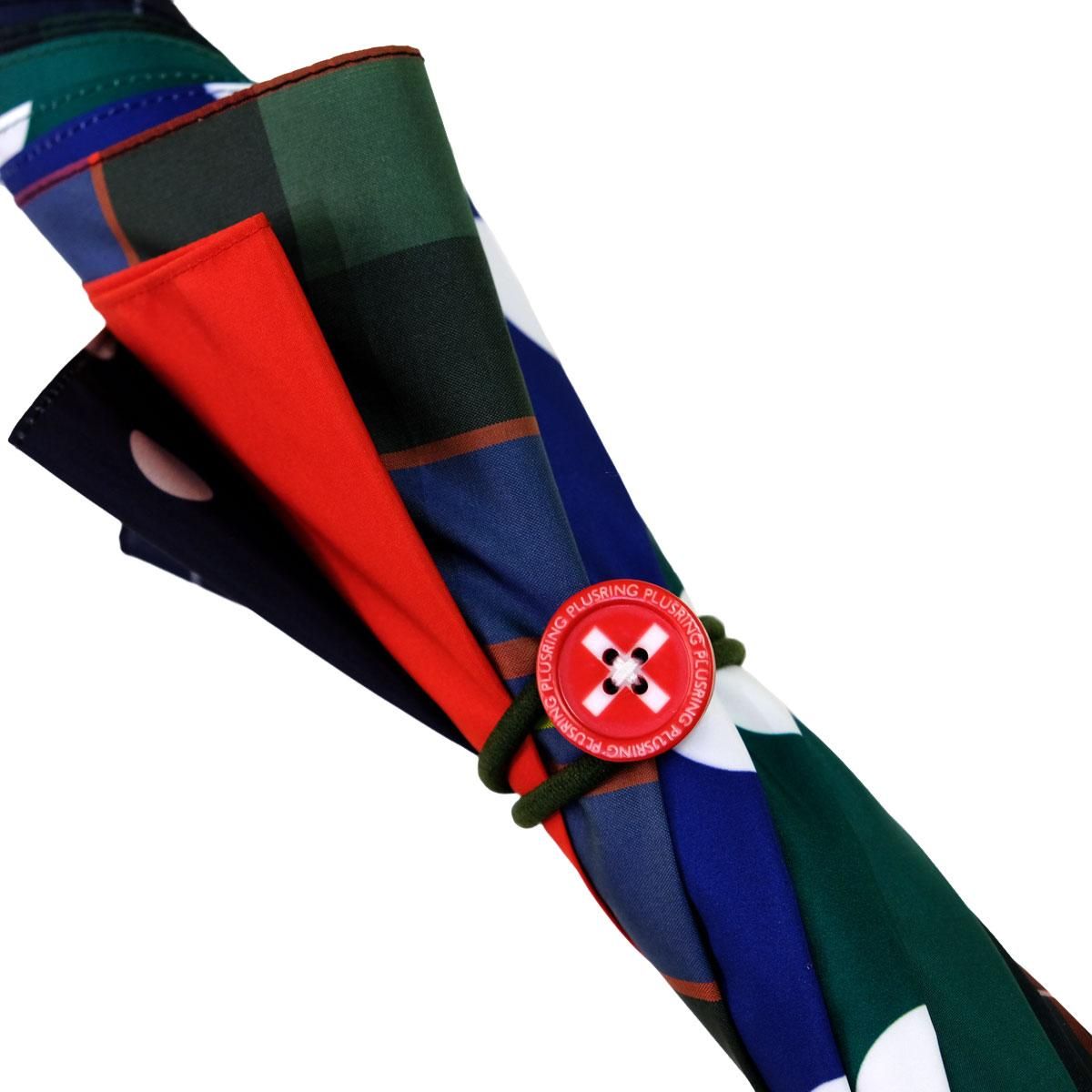 ＋RING coco type-1224 雨傘 長傘60cm CMF-BLU｜プラスリング