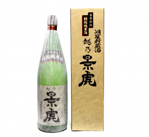 もー36　越乃景虎　洞窟貯蔵酒　特別純米酒　1800ml