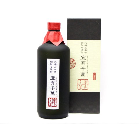 八海山 宜有千萬 粕取り焼酎40度 720ｍｌ - 新潟の地酒 弥彦の酒屋